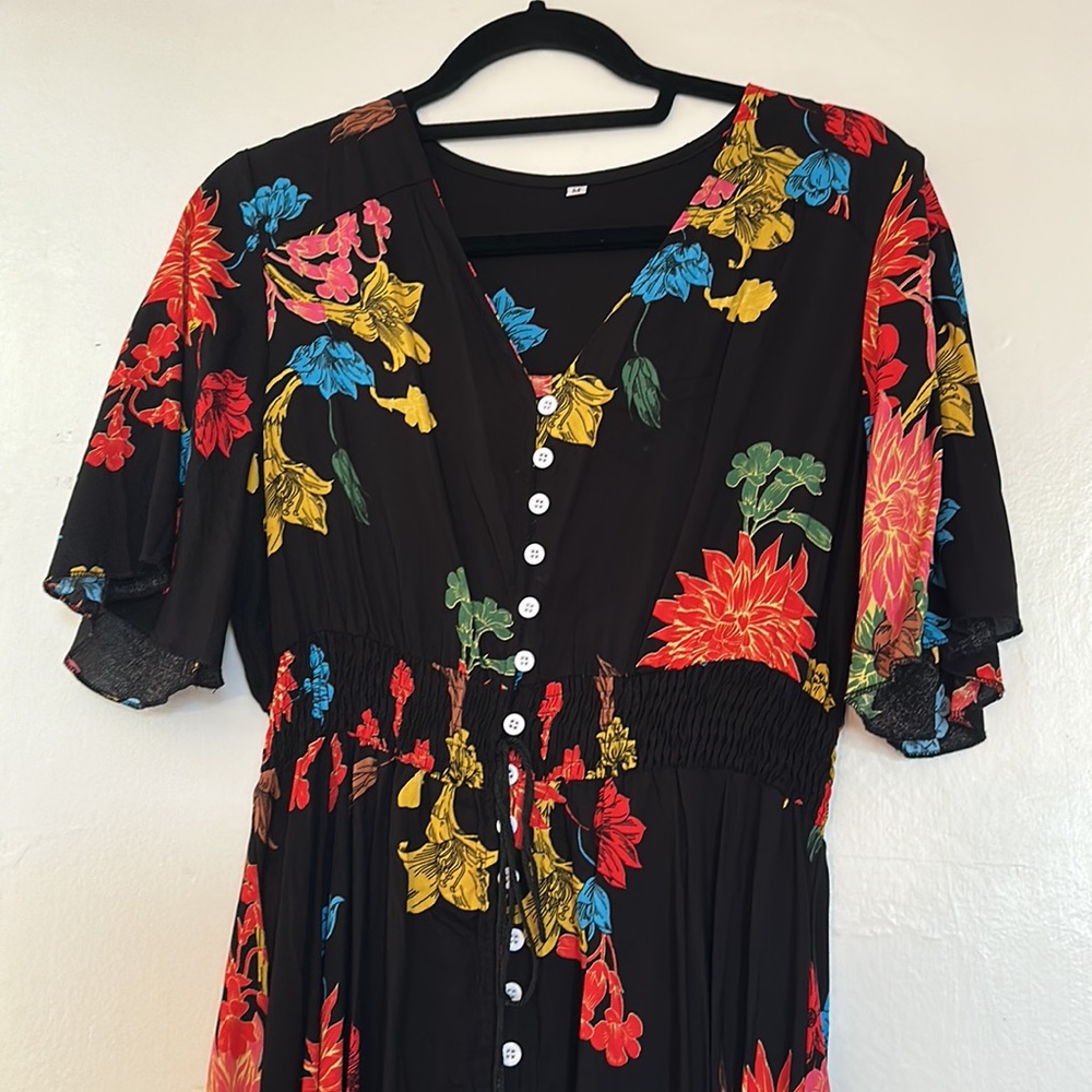 Floral Rayon Sundress